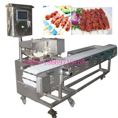 automatic satay kebab machine, kebabs making machine, satay skewer maker for sale