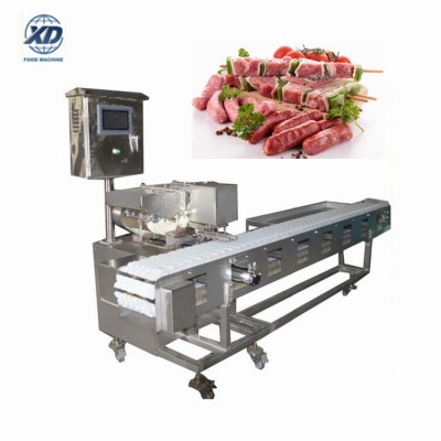 commercial souvlaki skewer machine,automatic meat skewer machine,shish kabab skewer