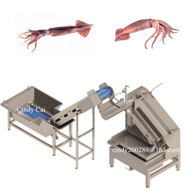 Automatic Squid peeling Machine, Squid Peeler , Squid Processing Machine